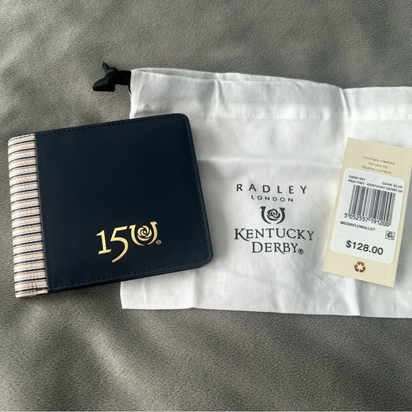 NWT - Limited Edition!Radley London 150th Kentucky Derby Medium Bifold Wallet